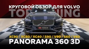 Тесты 3D кругового обзора Panorama 360 для Volvo ХС90, XC60, XC40, S90, V90, S60, V60