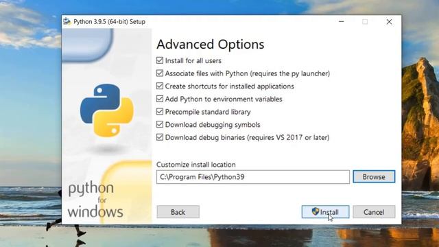 How to install Python 3.9.5 latest version on Windows 10 -Python Idle Installation tutorial