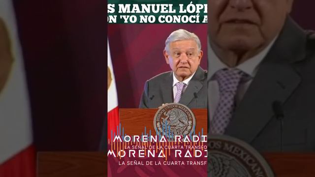 AMLO IRONIZA A FELIPE CALDERON YO NO CONOCÍ A GARCIA LUNA