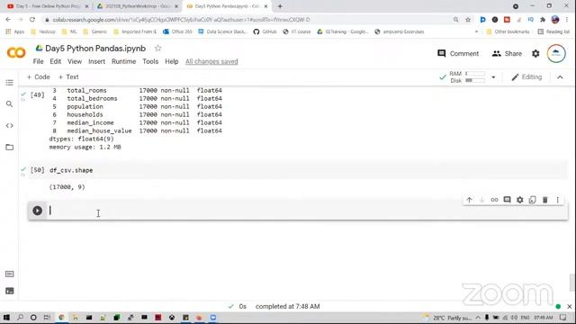 Day 5 - Free Online Python Programming | Pandas