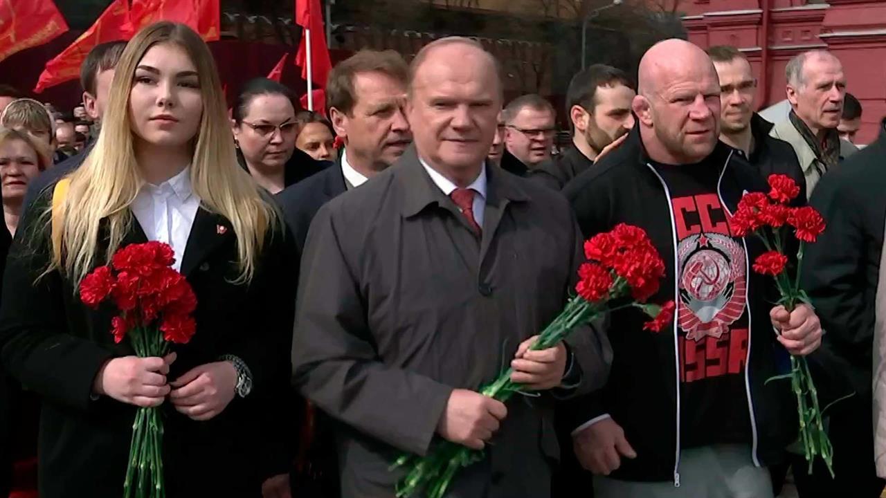 шествие ленин