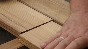 Укладка террасной доски "Древит"