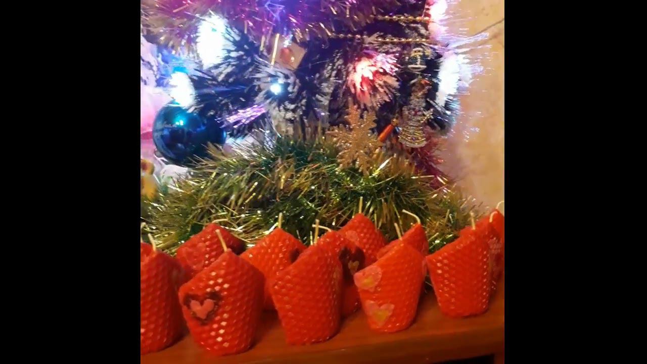 Новогодние звёзды-свечи