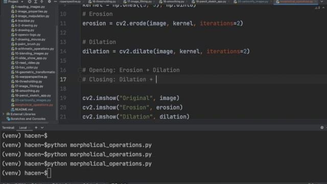 OpenCV with Python | 19-Morphological Operations