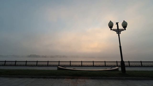 ? Ярославль таймлапс 2017, рассвет волжская набережная 4K