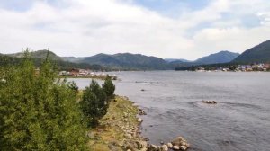 Дорога на Телецкое озеро. Мост у истока реки Бия.