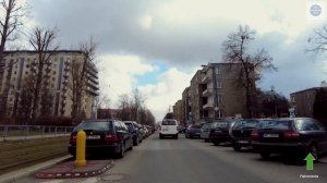 Warszawa I Warsaw I Przejazd przez Mokotów i Driving Mokotów I 4K