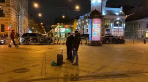 Санкт-Петербургские уличные музыканты. Васильевский остров.