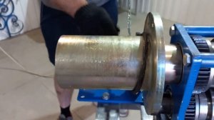 Навивка колец на станке "Зуброн".