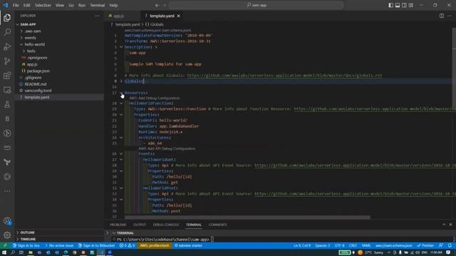 AWS tutorial with SAM and NodeJS | What is AWS SAM, Why and When to use it? смотреть онлайн