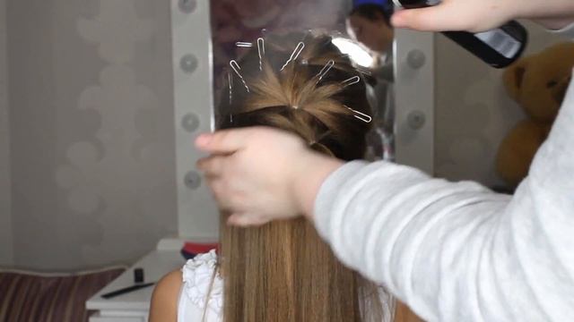 How to create a volume braid /Как сделать объёмную косу на одну сторону смотреть онлайн