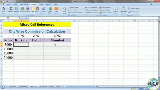 Cell Reference in Excel | Relative, Absolute, Mixed & Circular Cell Reference | In Hindi смотреть онлайн