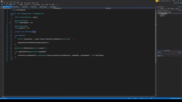 Weapon Sway In Unity3d | New Unity Input System смотреть онлайн