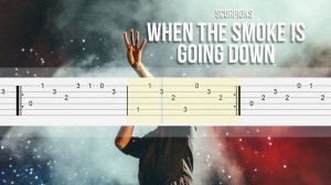 When The Smoke Is Going Down -  Scorpions -  Fingerstyle Guitar Tutorial TAB