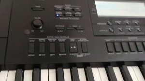 CASIO WK - 7600 выбор ритма.