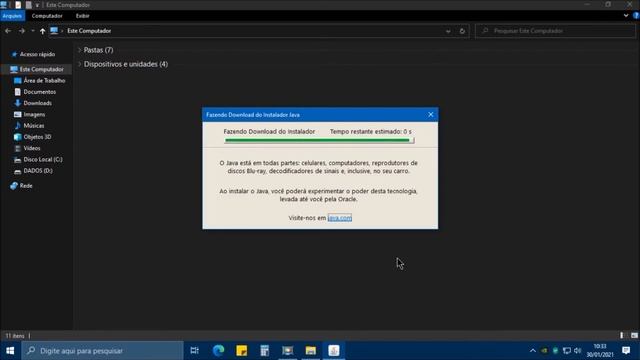 Java como instalar e configurar permissões - Windows 10 ? ? смотреть онлайн