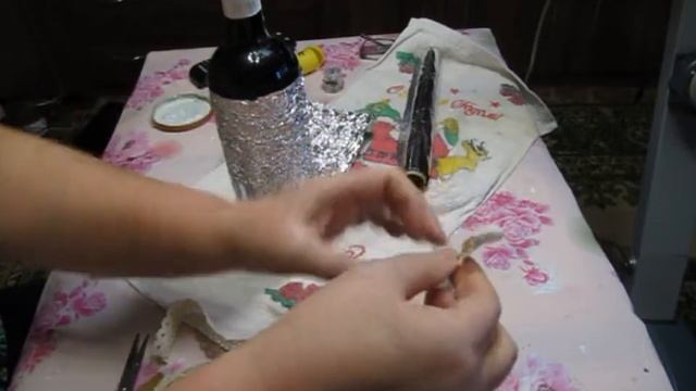 Декорирование цветной фольгой.     74