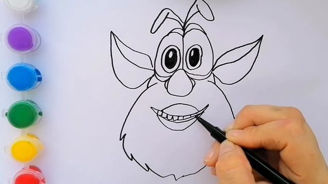 Как нарисовать Бубу. простые рисунки для детей. смотреть онлайн