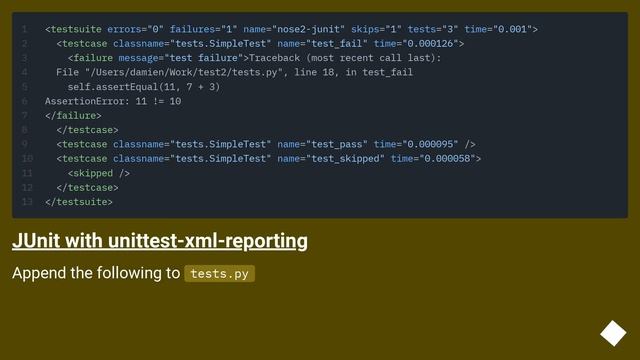 Python unittests in Jenkins?
