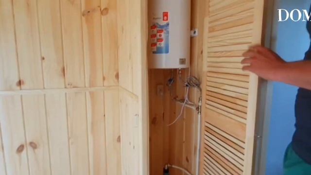 Баня СТАРОДВОРЬЕ 2.5×6 метров по каркасной технологии от компании DOMily. смотреть онлайн