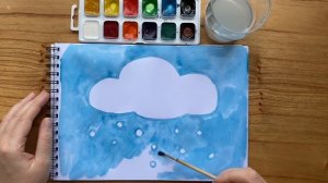 Как нарисовать первый СНЕГ