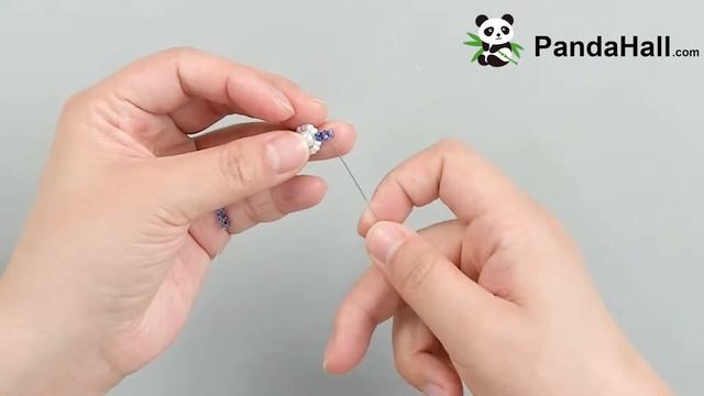 Синее Кольцо из Стеклянных Бисеров, Имитаций Жемчуга смотреть онлайн