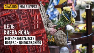 Цель Киева ясна: Могилизовать всех подряд - до последнего украинца