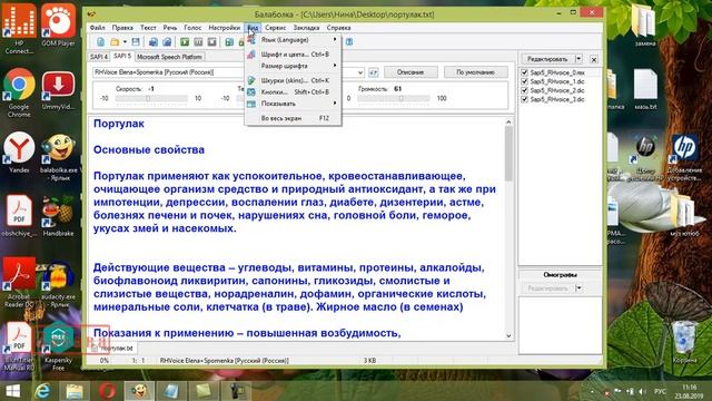 Balabolka Балаболка программа для чтения текста Обзор
