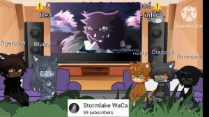 Warrior Cats react to Rusty's future as Firepaw - P1/1 (ENG)