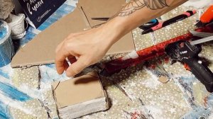 Мастер класс.Чемодан из картона.