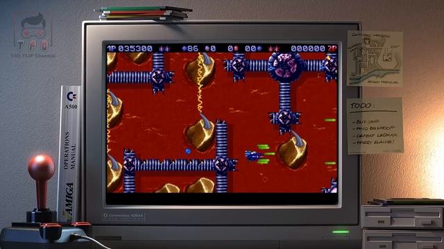 Tubular Worlds - Commodore Amiga 500 Gameplay Demo смотреть онлайн