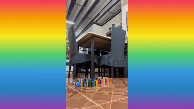 Domino Test (and Also I Fixed The Domino Falling Because It Did Not Fall) @dominos @ZyxL TV