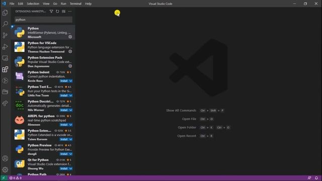 How to select python Interepeter in visual studio code смотреть онлайн