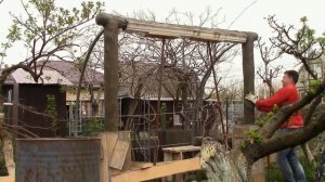 Как сделать опоры для качелей своими руками. Делаем колонны. Архитектурный бетон. Качели для дачи.