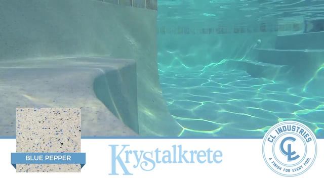 Quartz Pool Finish Krystalkrete | Blue Pepper смотреть онлайн