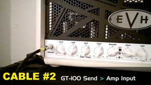 Boss GT-100: 4 Cable Method