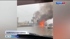 В Волгограде горела фура