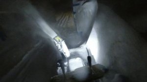 Снегоуборщик в действии.От первого лица.HUTER 8000.