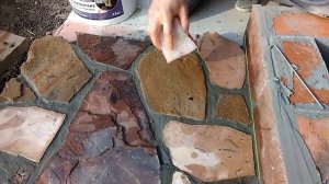 Как отмыть камень.How to wash a stone.