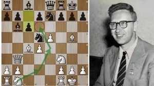 "Щас закаспарю коня!" Василий Смыслов громит Барцу в 21 ход на Олимпиаде! Шахматы.