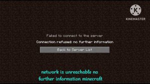 Fix Minecraft Connection Timed Out No Further Information | network is unreachable no further minec