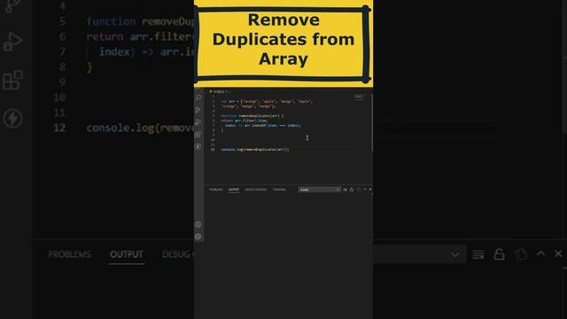 Remove Duplicates from Array using reduce and set methods in javascript. #javascript #reactjs смотреть онлайн