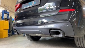 BMW X3 M40i - доработка выхлопной системы и установка обвеса