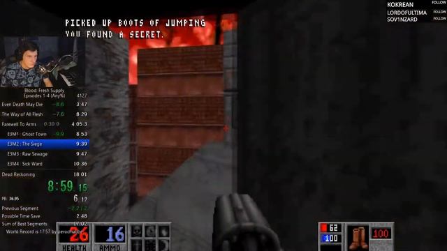 Скоростное прохождение на игру Blood Fresh Supply на сложности "Still Kicking" за 17:49 смотреть онлайн