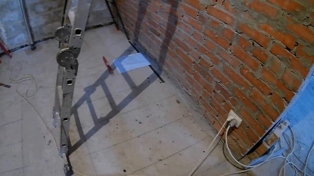 Монолитная бетонная лестница своими руками, начало. смотреть онлайн