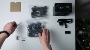 Распаковка DEEPCOOL PQ1000M [R-PQA00M-FA0B-EU]