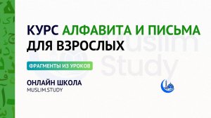 Взрослый курс по арабскому алфавиту и письму | Фрагменты из уроков