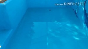 Заливаем воду! Бассейн своими руками! Бассейн из шлакоблоков! DVSVOL подписывайтесь. Мой проект! ч
