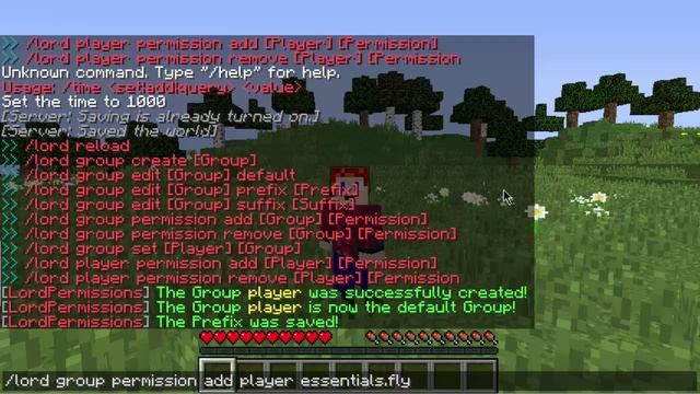 Minecraft Plugin | Lord Permissions | 1.9 смотреть онлайн