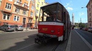 Общественный транспорт в Праге - прощание с легендой Tatra T6A5